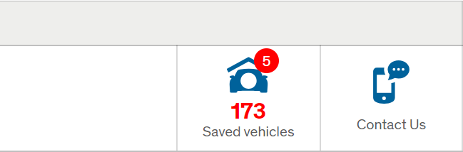 Saved vehicle icon
